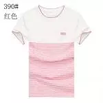 boss t-shirt collar stripe red b390